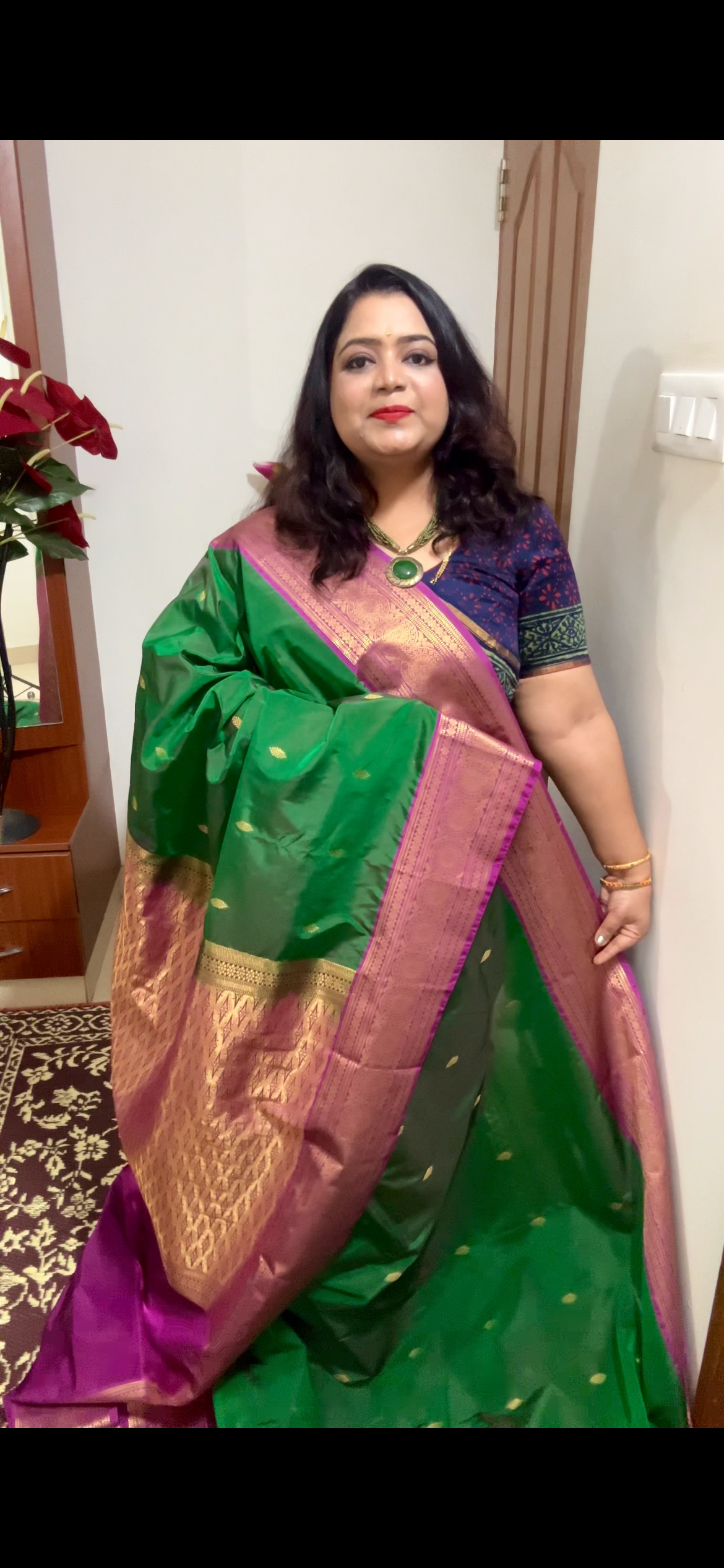 semi kanchivaram sarees